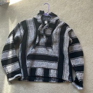 Mexican poncho size small